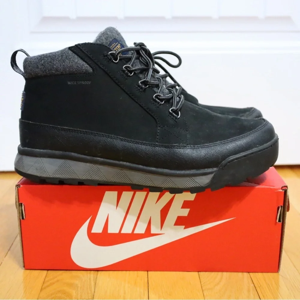Pendleton Men’s Black Waterproof Winter Traction Boots – Size 10–10.5. - Picture 4 of 14